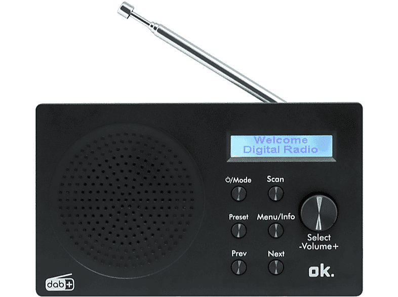 OK RADIO  ORD 101BT-B-1