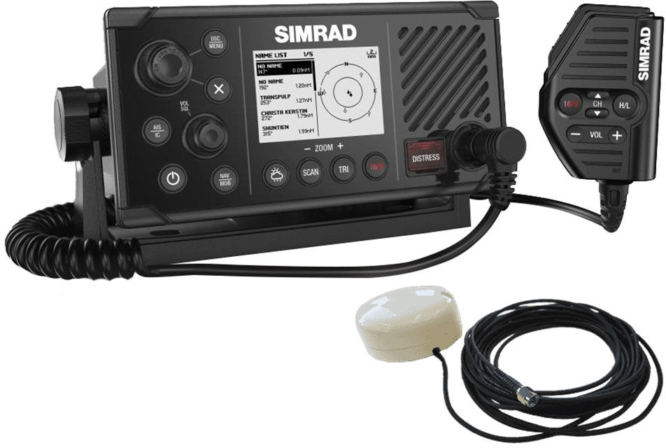 Simrad RS40-B VHF Radio w/ GPS-500 Antenna & Class B AIS - 000-14818-001