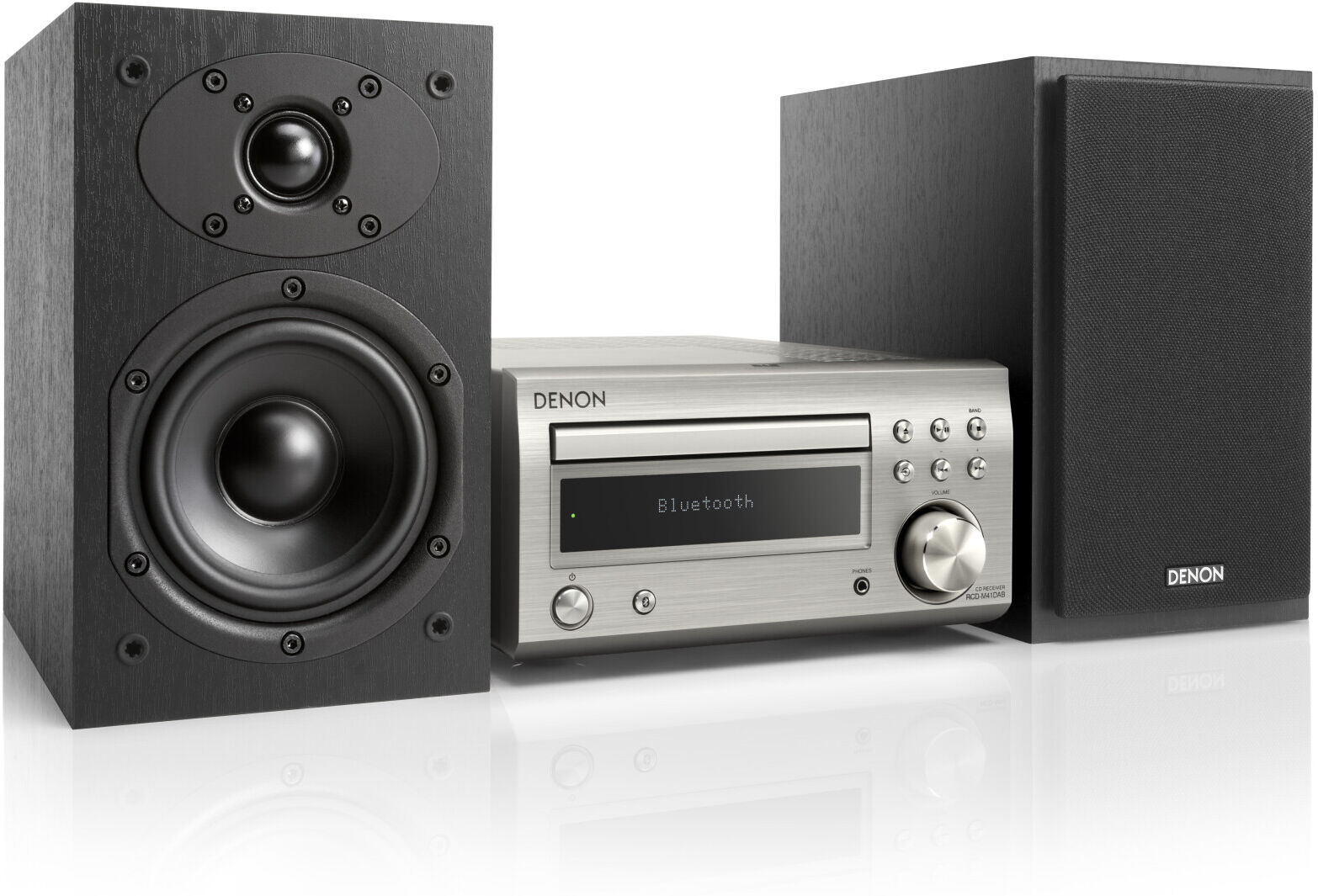 Denon D-M41 (DAB) Mikrosystem Silber / Schwarz