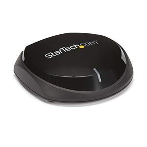 StarTech.com Bluetooth 5.0 Audio Empfänger mit NFC BT Audio Adapter Für Stereoanlagen, HiFi, Verstärker 20m Reichweite, aptx 3,5mm/RCA oder Digital Toslink/SPDIF Optisches Ausgang (BT52A)