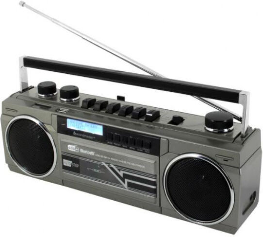 SoundMaster SRR70TI - Retro Radiokassettenrecorder, DAB+, Bluetooth