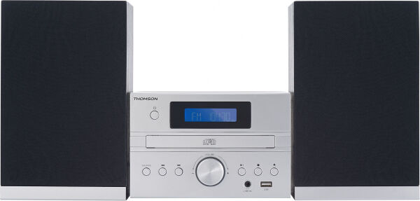 Thomson - CD/MP3/USB Micro System MIC122DABBT - silver