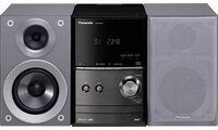 Panasonic SC-PM602EG-S Stereoanlage Bluetooth, DAB+, CD, UKW, USB, 2 x 20W Silber