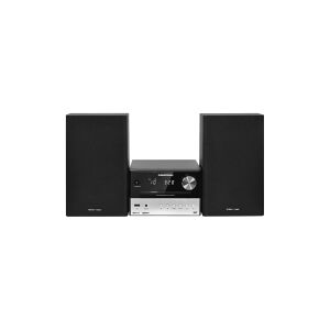 Grundig International Grundig CMS 3000 BT DAB+ - Mikrosystem - 2 x 15 Watt - sølv/sort