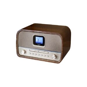 Soundmaster DAB970BR1, Home audio mini system, Guld, Træ, 30 W, DAB+,FM, MP3, CD,CD-R,CD-RW