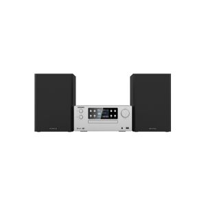 Kenwood Electronics M-925DAB-S, Home audio micro system, Sort, Sølv, 50 W, 2-vejs, 13 cm, 3 cm