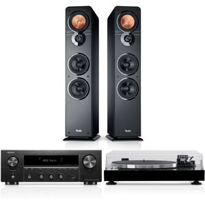 Teufel ULTIMA 40 + DENON DRA-900H + DUAL DT 500 Noir/Schwarz - Publicité