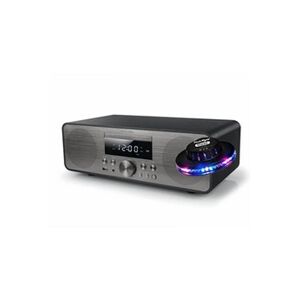 Muse système chaîne hifi - m-880btc - bluetooth avec radio fm, cd et port usb - 80w + télécommande - lumière ovni - Publicité