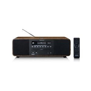 Lenco Radio stéréo DAB+/ FM, CD, 2 USB, Bluetooth, QI, télécommande DAR-051WD Bois - Publicité