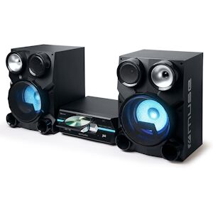 Muse M-80DJ - 300 W  Chaîne-hifi avec BT , lecteur CD, CD-R/RW, MP3 / USB /Radio FM - Publicité