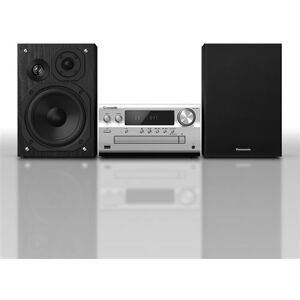 PNAS Micro chaîne Hi-Fi Panasonic Bluetooth SC-PMX802E-S Argent Argent - Publicité