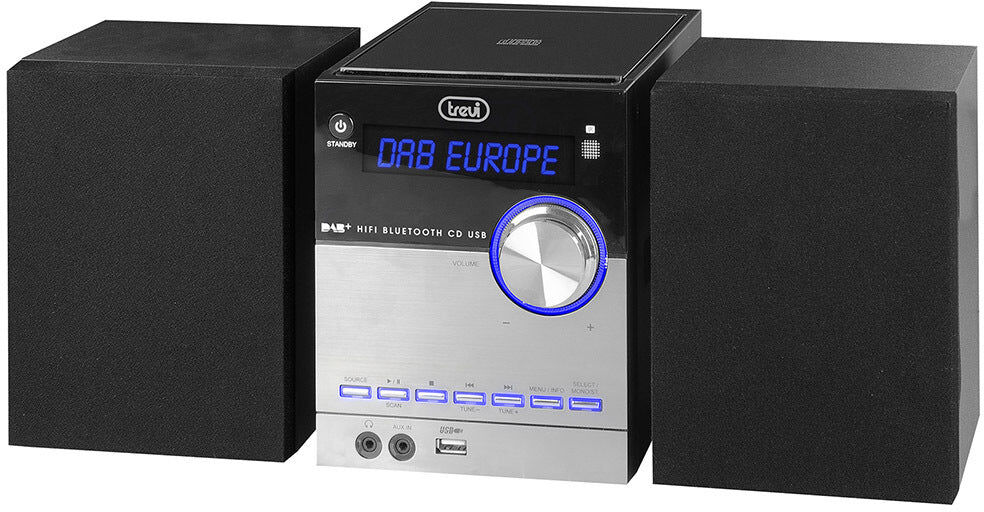 Trevi STEREO HI-FI DAB+ 30W WIRELESS USB AUX-IN CD HCX 10D8 DAB