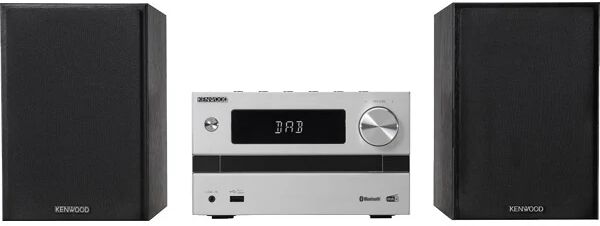 Kenwood M-720DAB set audio da casa Microsistema audio per la casa 25 W Nero, Argento