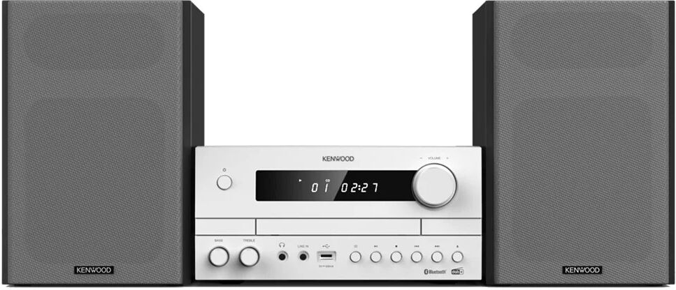 Kenwood M-822DAB Microsistema audio per la casa 50 W Nero, Bianco