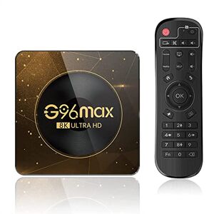 SXGCH Android 13.0 TV Box, G96 MAX Smart Android TV Box with RK3528 Quad-Core 64Bit Cortex-A53 CPU, Support 8K HDR 10+/3D/2.4Ghz 5Ghz Wifi 6 /100M Enternet/Bluetooth 5.0,4GB+64GB