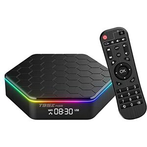 EASYTONE Android Box 12.0,Android TV Box with 4GB RAM 64GB ROM H618 Quad Core Cortex-A53 CPU Support WIFI 6 Bluetooth 5.0 6K 2.4G+5G Dual Wi-Fi LAN 100M Ethernet 3D Ultra HD H.265 TV Box Android