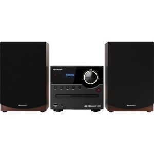 SHARP XL-B517DBR Bluetooth Micro Hi-Fi System - Brown, Brown