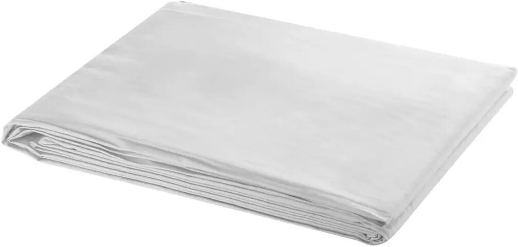 vidaXL Toile de fond Coton Blanc 300 x 300 cm