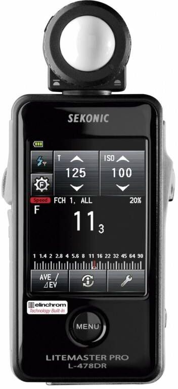 Sekonic Fotometro 478dr Litemaster Pro Radio Elinchrom