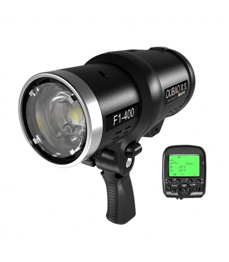 Triopo Flash Exterior Ttl F1 400w + Adaptador Bowens