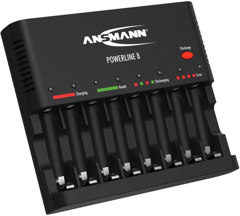 Ansmann Ag - Chargeur à piles ANSMANN pour 1 à 8 piles AA / AAA - automatique