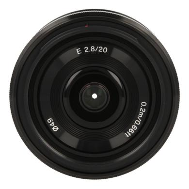 Sony 20mm 1:2.8 AF E noir reconditionné