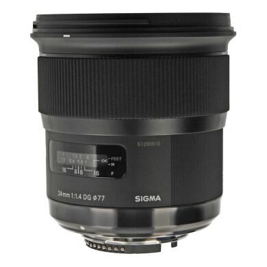 Sigma pour Nikon 24mm 1:1.4 DG HSM Art noir reconditionné