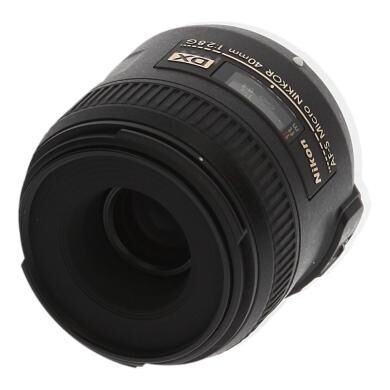Nikon AF-S Micro-Nikkor 40 mm f2.8 DX G objectif noir reconditionné