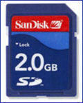 ELITE Carte mémoire SD CARD 2 Go high Speed