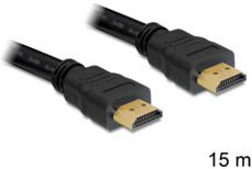 Delock Câble HDMI HighSpeed compatible 4K et Ethernet - 15 m