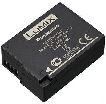 Panasonic Batteri (1200 mAh 7.2 V, Sort, Originalt) passende til Batteri til Panasonic Lumix DMC-GH2HK