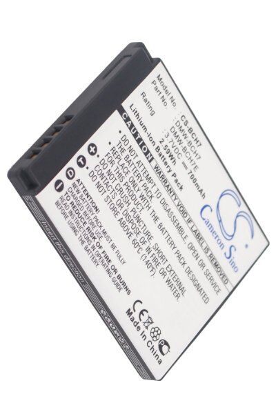 Panasonic Batteri (690 mAh 3.7 V) passende til Batteri til Panasonic Lumix DMC-FP5