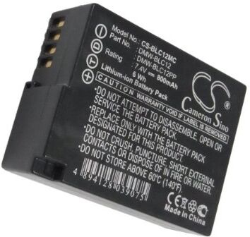 Panasonic Batteri (800 mAh 7.4 V, Sort) passende til Batteri til Panasonic Lumix DMC-G5X