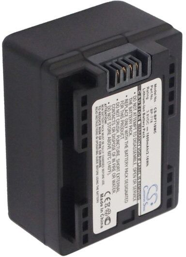 Canon Batteri (1600 mAh 3.6 V, Sort) passende til Batteri til Canon Legria HF R306