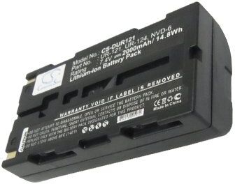 Sanyo Batteri (2000 mAh 7.4 V, Sort) passende til Batteri til Sanyo iDshot IDC-1000Z