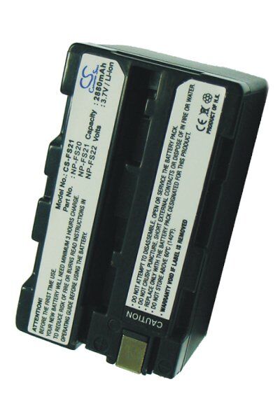 Sony Batteri (2880 mAh 3.7 V, Grå) passende til Batteri til Sony DCR-PC2E