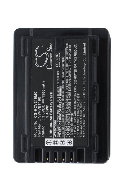 Panasonic Batteri (1500 mAh 3.6 V, Sort) passende til Batteri til Panasonic HC-WXF1M