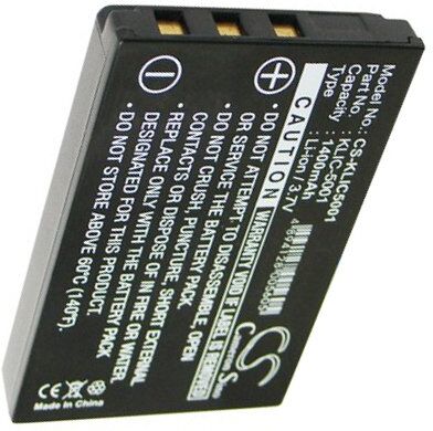 Sanyo Batteri (1400 mAh 3.7 V) passende til Batteri til Sanyo Xacti DMX-WH1