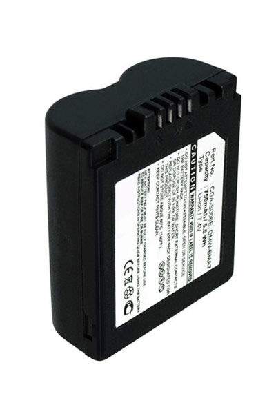 Panasonic Batteri (750 mAh 7.4 V) passende til Batteri til Panasonic Lumix DMC-FZ8S