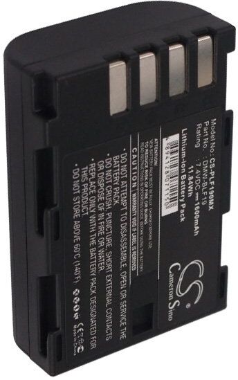 Panasonic Batteri (1600 mAh 7.4 V) passende til Batteri til Panasonic Lumix DC-G9