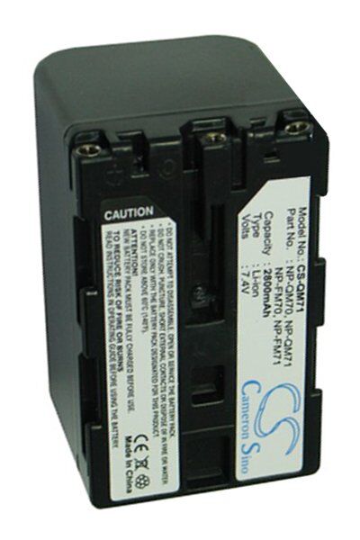 Sony Batteri (2800 mAh 7.4 V, Grå) passende til Batteri til Sony CCD-TRV328