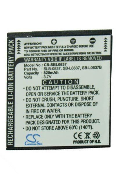 Samsung Batteri (820 mAh 3.7 V) passende til Batteri til Samsung Digimax L80