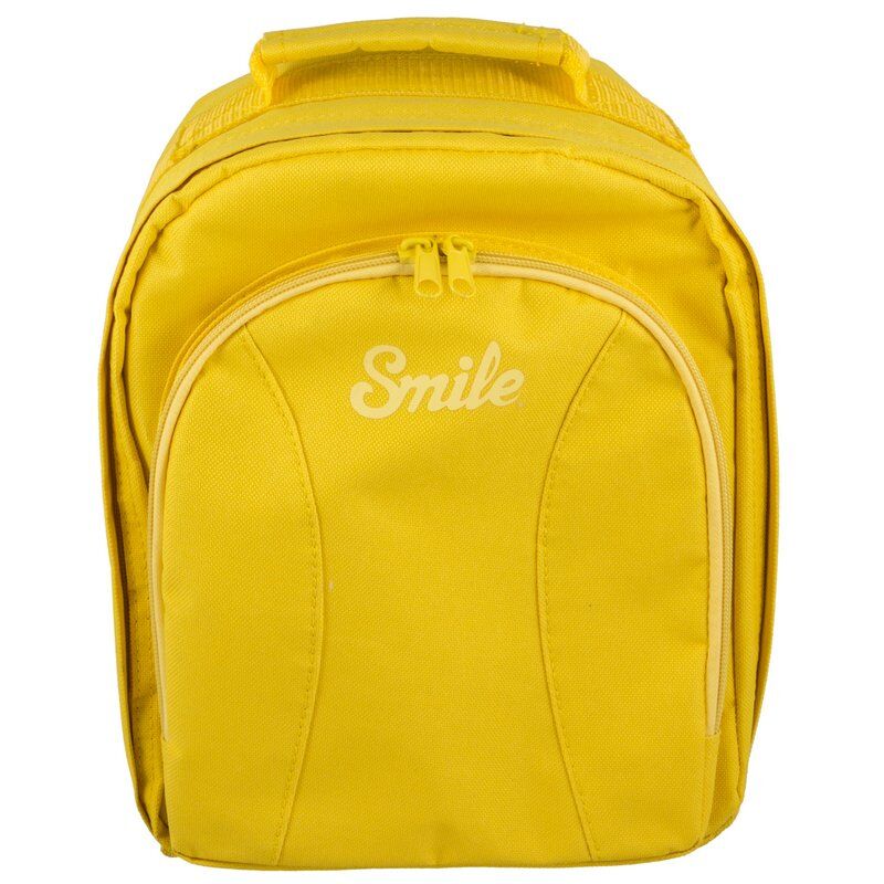 Smile smart mochila para câmara amarela