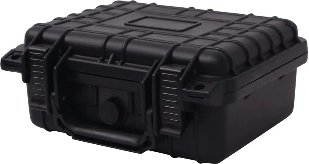 vidaXL Caixa protetora de equipamento 27x24,6x12,4 cm preto