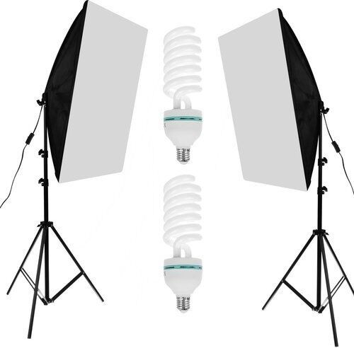 Nedis Kit De Luz 2x 70w 5500k (altura: 180cm) Dobrável P/ Estúdio Fotográfico - Nedis