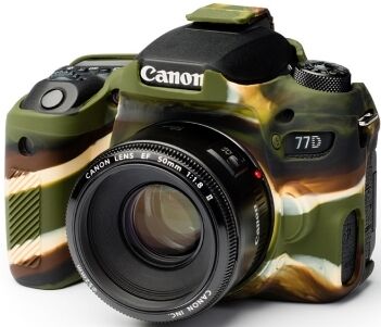 EASYCOVER Capa Silicone Camuflagem para Canon 77D