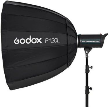 GODOX Caixa de Luz Parabolica 120cm P120L Montagem Bowens