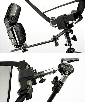 Manfrotto Rotula com Fixa��o Tri Grip + Bra�o Orient�vel