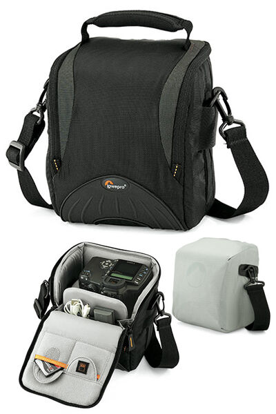 Lowepro Bolsa Apex 120 AW Cinza/Preta