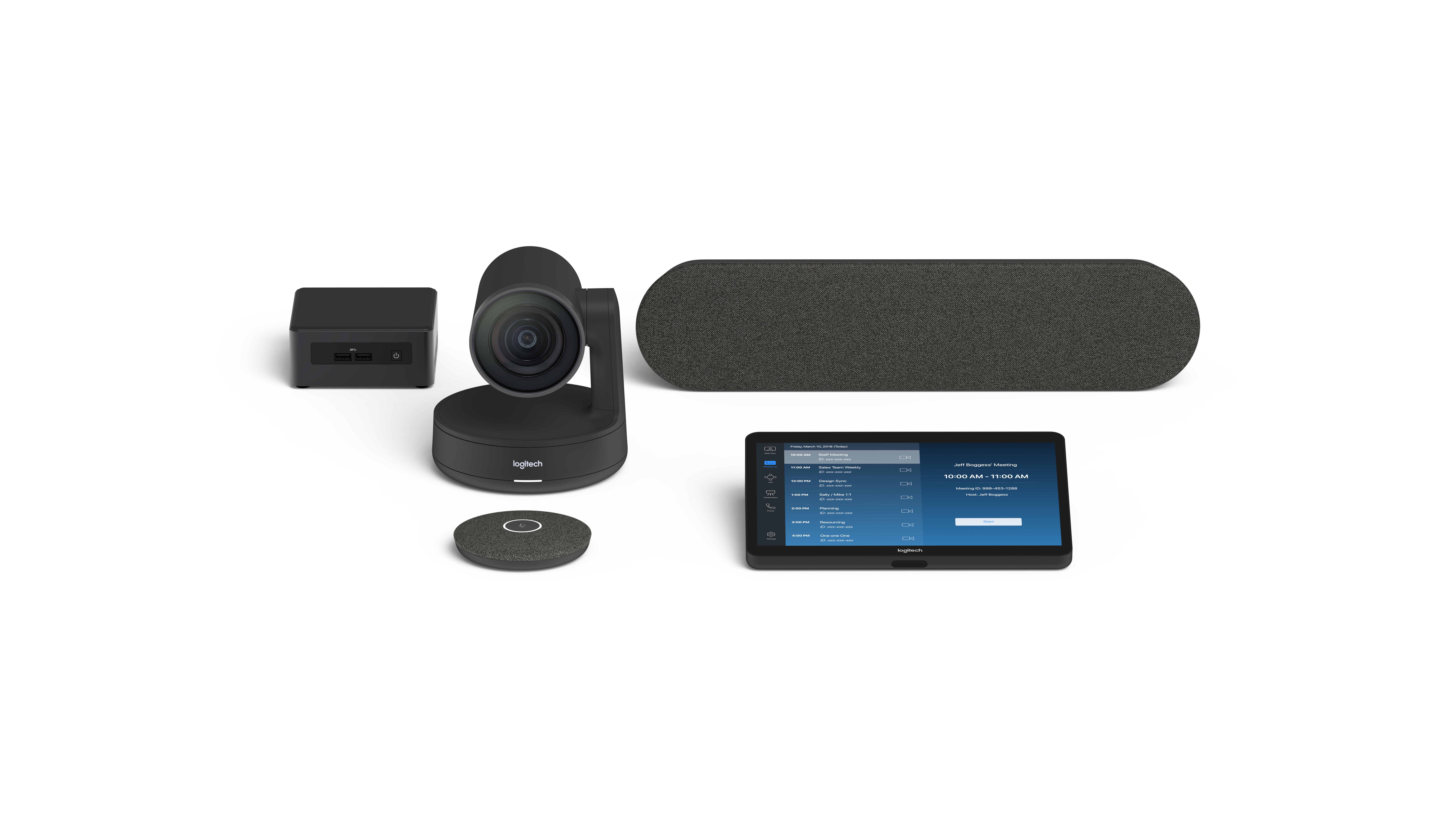 Logitech Room Solutions for Zoom include everything you need to